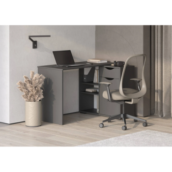 Стол письменный, арт.6-011110, графит (ГК) в Серове - serov.mebel-e96.ru