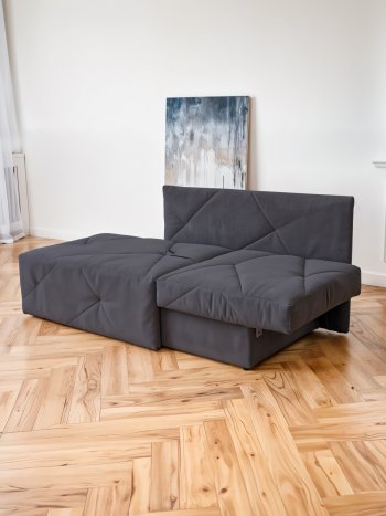 Диван 1010 графит, правый (BRENDOSS) в Серове - serov.mebel-e96.ru