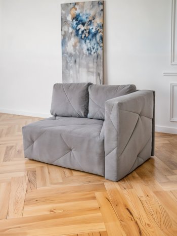 Диван 1010 серый, правый (BRENDOSS) в Серове - serov.mebel-e96.ru