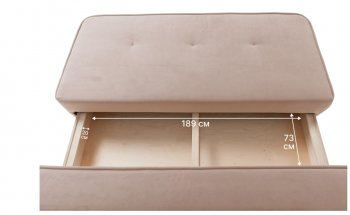 Диван-кровать 1001 бежевый (Brendoss) в Серове - serov.mebel-e96.ru