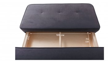 Диван-кровать 1001 графит (Brendoss) в Серове - serov.mebel-e96.ru