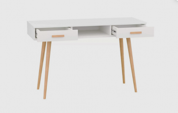 Стол письменный, арт.6-01103, белый (ГК) в Серове - serov.mebel-e96.ru