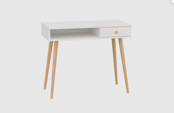 Стол письменный, арт.6-01101, белый (ГК) в Серове - serov.mebel-e96.ru