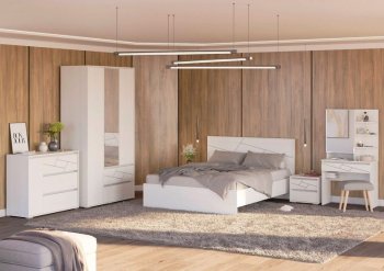 Кровать двуспальная Аделина (ГК) в Серове - serov.mebel-e96.ru