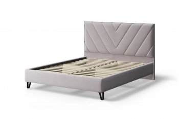 Кровать Аделия мягкая Dusty rose (пепельная роза), 1600 (МЛК) в Серове - serov.mebel-e96.ru