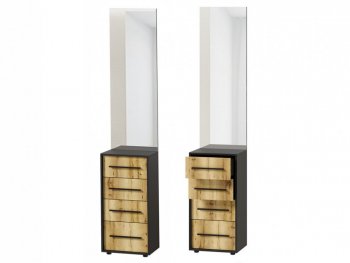 Тумба с зеркалом Аэлита сек.2 (Росток) в Серове - serov.mebel-e96.ru