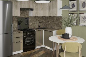 Кухонный гарнитур Альба оптима 5 1200х2000 мм (Герда) в Серове - serov.mebel-e96.ru