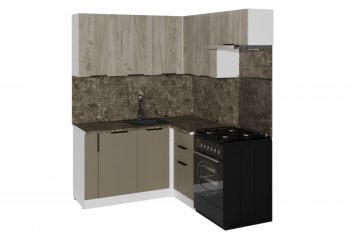 Кухонный гарнитур Альба мега прайм 1600х1700 мм (Герда) в Серове - serov.mebel-e96.ru