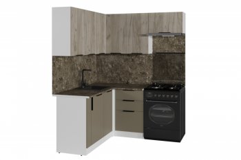 Кухонный гарнитур Альба мега прайм 1600х1700 мм (Герда) в Серове - serov.mebel-e96.ru
