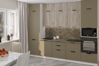 Кухонный гарнитур Альба экстра 3000 мм (Герда) в Серове - serov.mebel-e96.ru