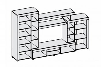 Гостиная Аллегро вар. 1 (Диал) в Серове - serov.mebel-e96.ru