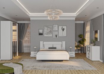 Спальный гарнитур Амалия модульный (Росток) в Серове - serov.mebel-e96.ru
