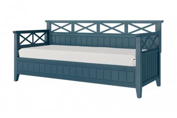 Кровать из массива Амелия сапфир без ящиков (БМ) в Серове - serov.mebel-e96.ru