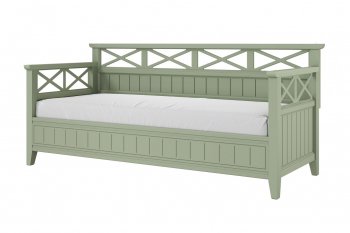 Кровать из массива Амелия зеленый самшит (БМ) в Серове - serov.mebel-e96.ru