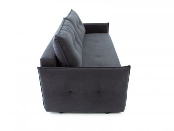 Диван Аура 3П, велюр Ультра грей (темно-серый) (Аврора) в Серове - serov.mebel-e96.ru