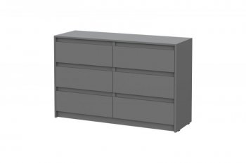 Комод Айден КМ06-1200 серый графит (ИЦ) в Серове - serov.mebel-e96.ru | фото