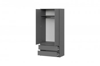 Шкаф 900 мм Айден ШК06-900 серый графит (ИЦ) в Серове - serov.mebel-e96.ru