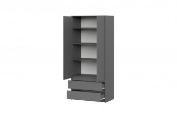 Шкаф 900 мм Айден ШК06-900 серый графит (ИЦ) в Серове - serov.mebel-e96.ru
