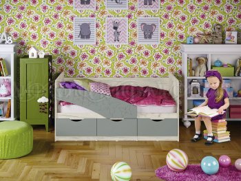 Кровать Бабочки Шарли бриз (Миф) в Серове - serov.mebel-e96.ru