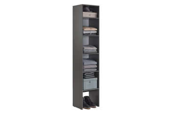 Прихожая Баско К4 (графит) (Мебельсон) в Серове - serov.mebel-e96.ru