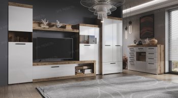 Стенка Бастон+шкаф (Эра) в Серове - serov.mebel-e96.ru