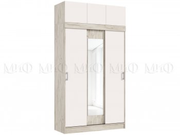 Шкаф-купе 1300 мм +антресоль Роджина крафт/кашемир (Миф) в Серове - serov.mebel-e96.ru | фото