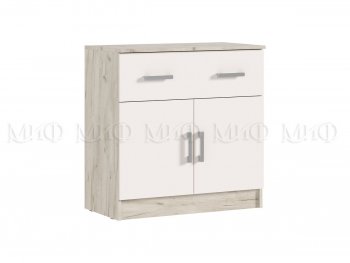 Комод 1 ящик 2 двери Бася крафт/кашемир (Миф) в Серове - serov.mebel-e96.ru