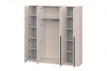 Шкаф 2000 мм Берген ШК-2000 с зеркалом кашемир (ИЦ) в Серове - serov.mebel-e96.ru