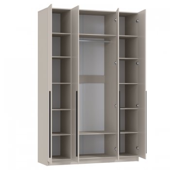 Шкаф 1600 мм 67.13 Брандо ЛДСП кашемир (высота 2400) (Олмеко) в Серове - serov.mebel-e96.ru