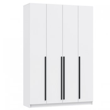 Шкаф 1600 мм 67.13 Брандо ЛДСП белый (высота 2400) (Олмеко) в Серове - serov.mebel-e96.ru