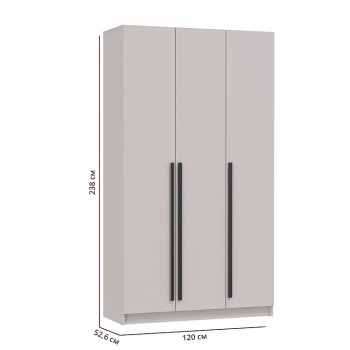 Шкаф 1200 мм 67.12 Брандо ЛДСП Кашемир (высота 2400) (Олмеко) в Серове - serov.mebel-e96.ru