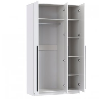 Шкаф 1200 мм 67.15 Брандо ЛДСП Белый (высота 2150) (Олмеко) в Серове - serov.mebel-e96.ru