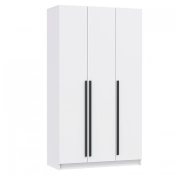 Шкаф 1200 мм 67.15 Брандо ЛДСП Белый (высота 2150) (Олмеко) в Серове - serov.mebel-e96.ru