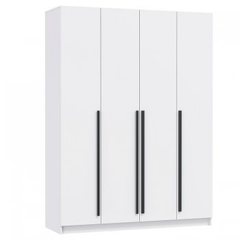 Шкаф 1600 мм 67.16 Брандо ЛДСП белый (высота 2150) (Олмеко) в Серове - serov.mebel-e96.ru