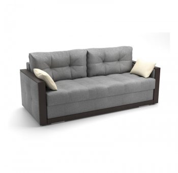 Диван-кровать Бруно (рогожка SHE980 (серый)) (Софт) в Серове - serov.mebel-e96.ru