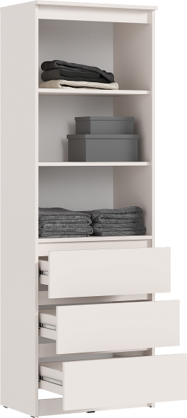 Письменный стол угловой + Стеллаж Челси кашемир (Миф) в Серове - serov.mebel-e96.ru