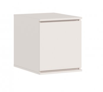 Пенал 400 мм Челси (1 створка) с антресолью, Кашемир (Миф) в Серове - serov.mebel-e96.ru