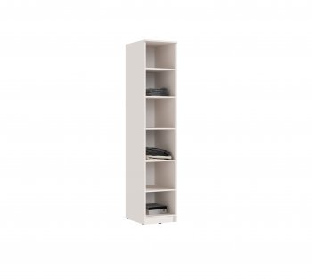 Пенал 400 мм Челси (1 створка) с антресолью, Кашемир (Миф) в Серове - serov.mebel-e96.ru