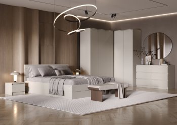 Спальный гарнитур Челси Кашемир. модульный (Миф) в Серове - serov.mebel-e96.ru