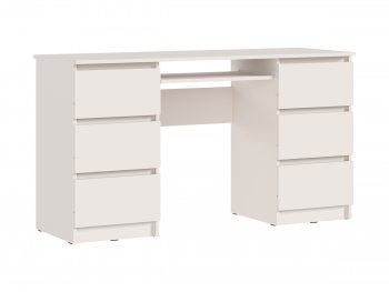 Письменный стол Челси 6 ящиков кашемир (Миф) в Серове - serov.mebel-e96.ru