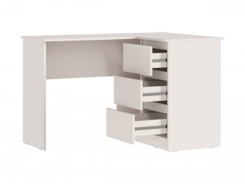 Письменный стол угловой + Стеллаж Челси кашемир (Миф) в Серове - serov.mebel-e96.ru