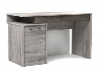 Стол письменный Денвер Риббек серый (СБК) в Серове - serov.mebel-e96.ru