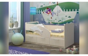 Детская кровать Дельфин-5 80х160 (Р) в Серове - serov.mebel-e96.ru
