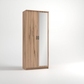 Шкаф 960 мм 2-х ств. «Дуэт Люкс» с зеркалом (Эко) в Серове - serov.mebel-e96.ru