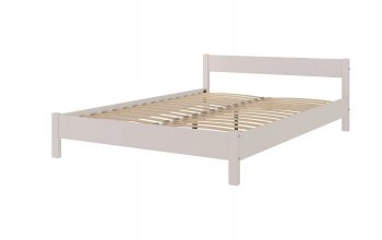 Кровать из массива Эби Льняной (БМ) в Серове - serov.mebel-e96.ru