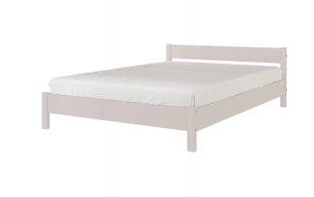 Кровать из массива Эби Льняной (БМ) в Серове - serov.mebel-e96.ru