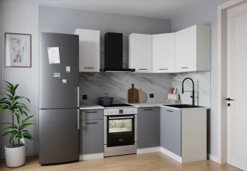 Кухонный гарнитур угловой Элеганция 2000*1200 мм (Sanvut) в Серове - serov.mebel-e96.ru