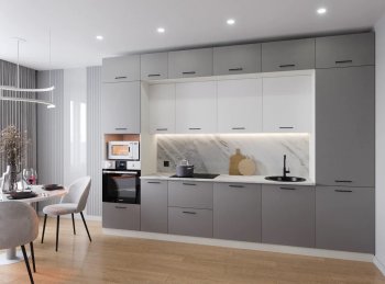 Кухонный гарнитур Элеганция 3400 мм (Санвут) в Серове - serov.mebel-e96.ru