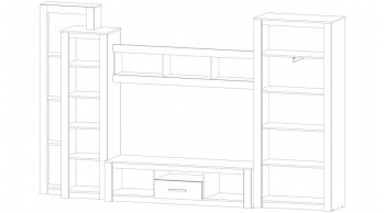 Стенка Элис (Лин) в Серове - serov.mebel-e96.ru