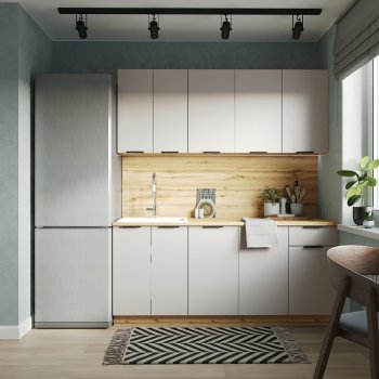 КУхонный гарнитур Эстетик 1800 мм порт-ройал (Сурская) в Серове - serov.mebel-e96.ru
